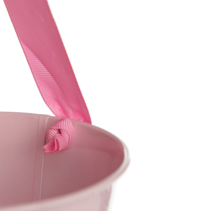 Personalised Pink Easter Bucket