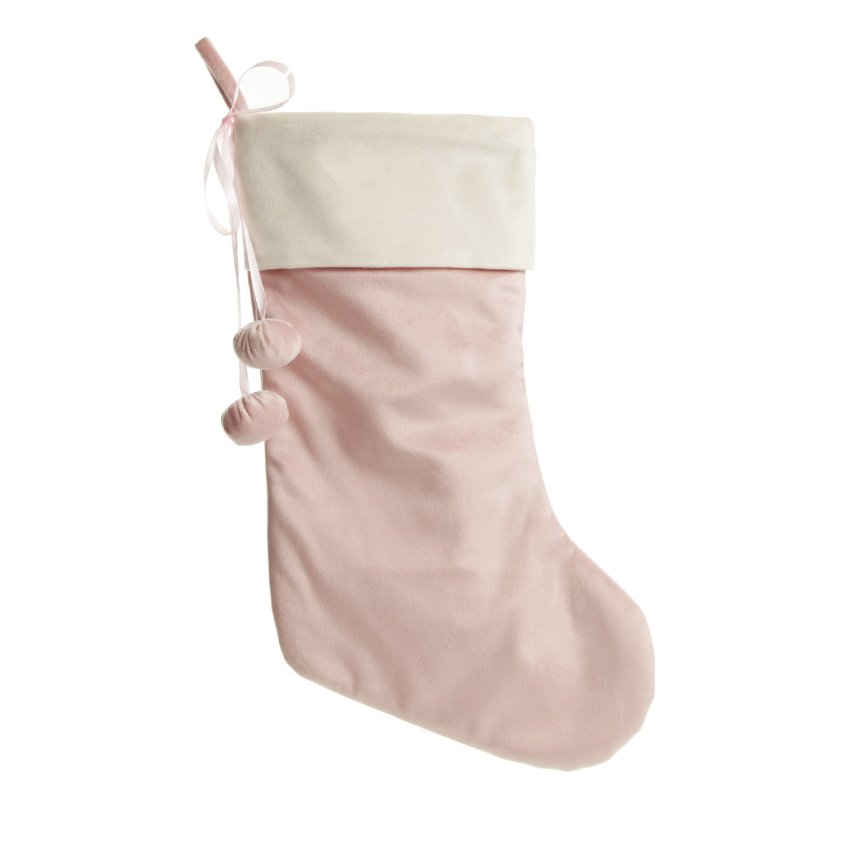 Personalised Pink Velvet Christmas Stocking