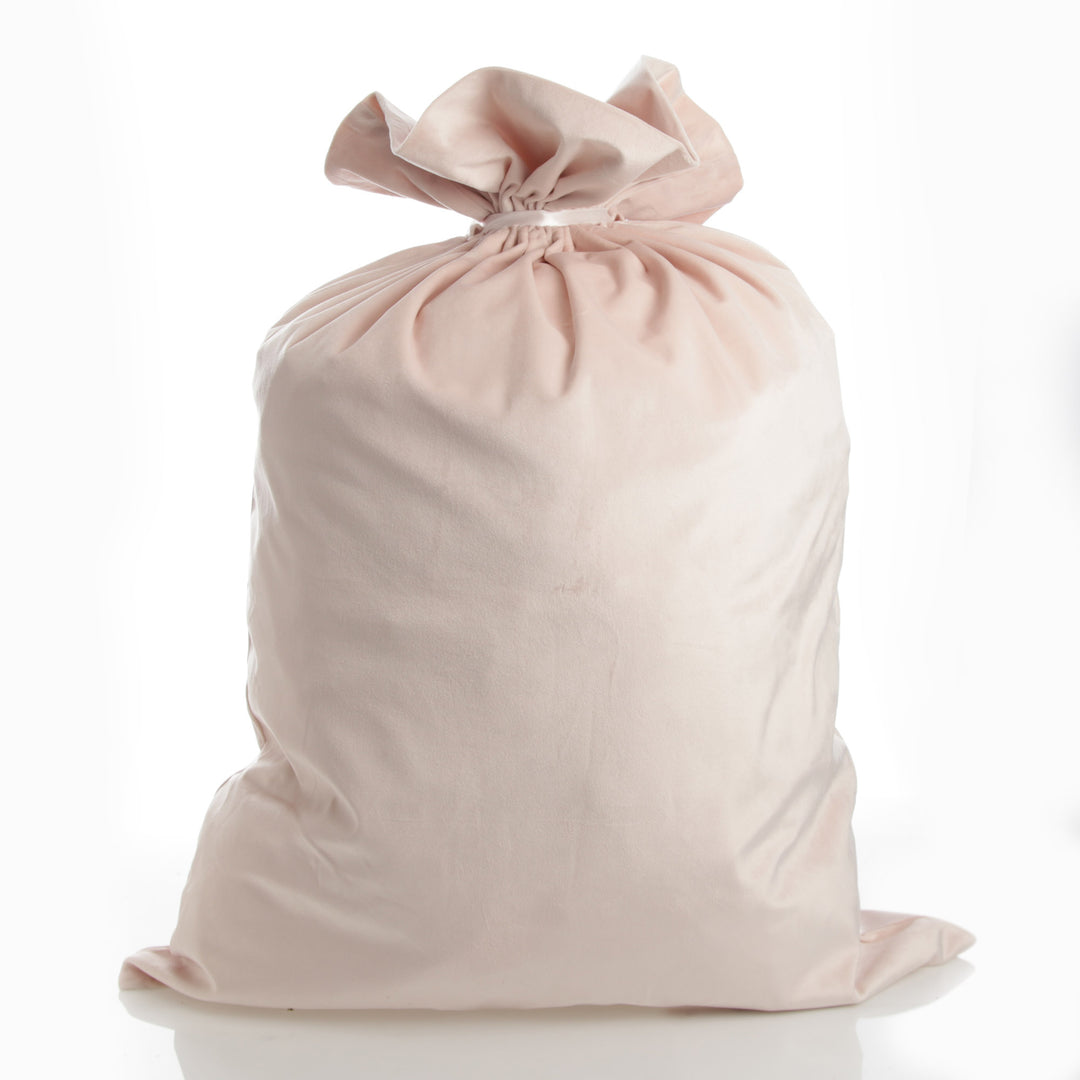 Personalised Pink Velvet Santa Sack