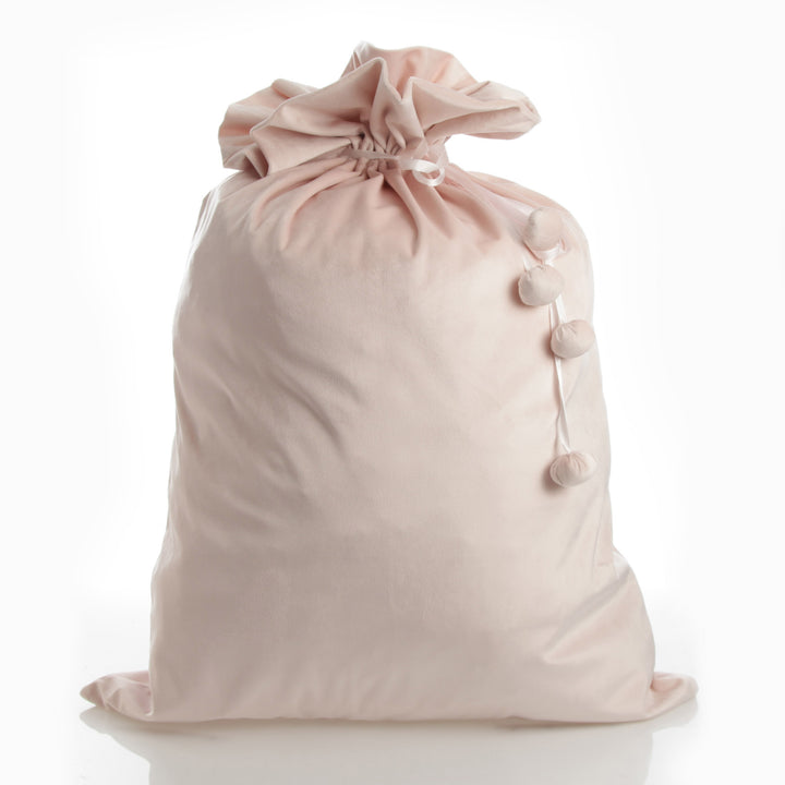 Personalised Pink Velvet Santa Sack