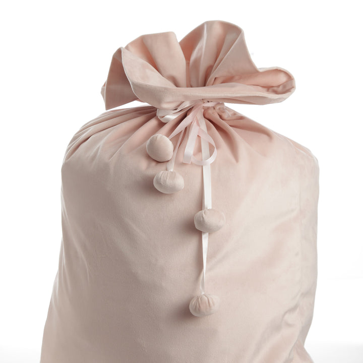 Personalised Pink Velvet Santa Sack