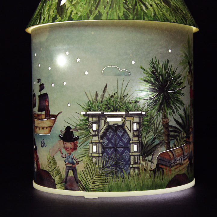Personalised Playful Pirate House Night Light Detail