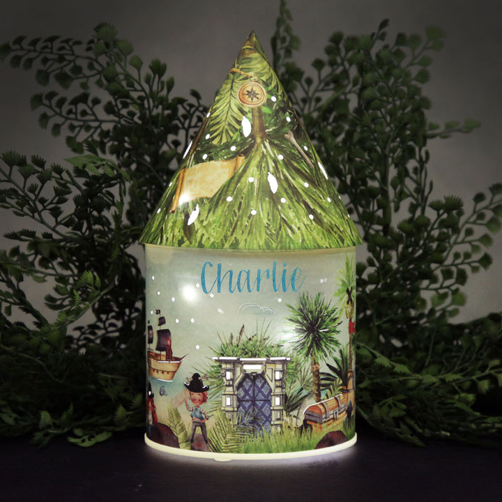Personalised Playful Pirate House Night Light