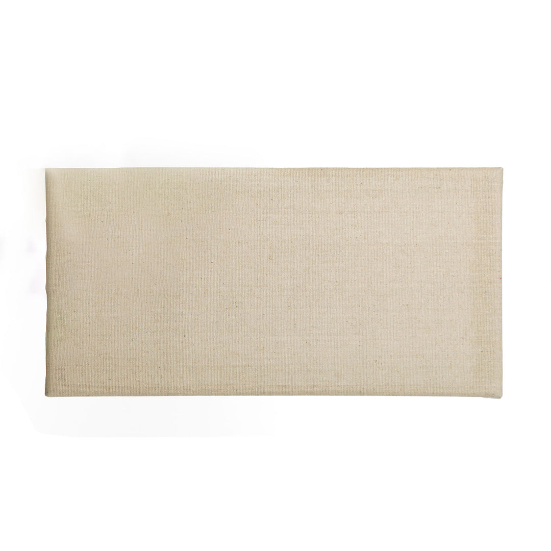 Blank Natural Burlap Canvas Plaque
