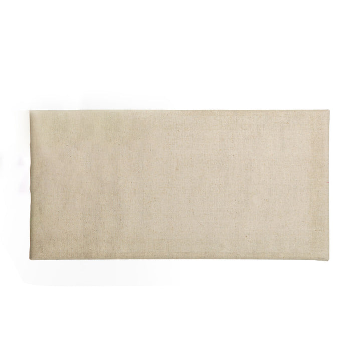Blank Natural Burlap Canvas Plaque