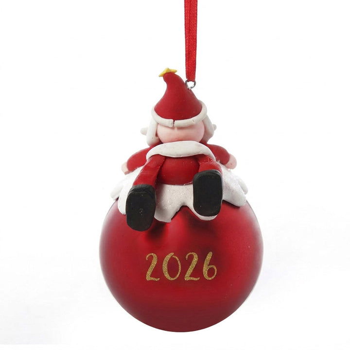 Red Santa Christmas Character Bauble