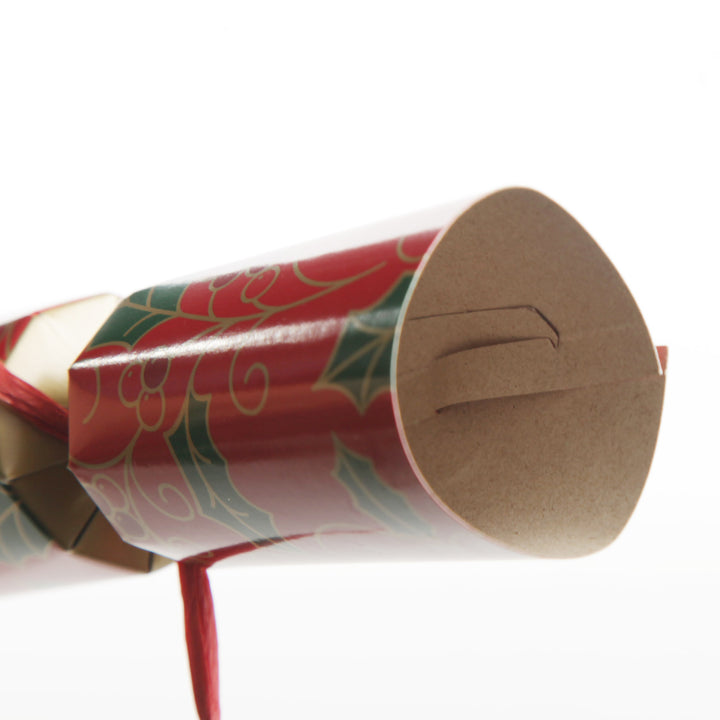 Personalised Red Swirling Holly Bon Bon - Single