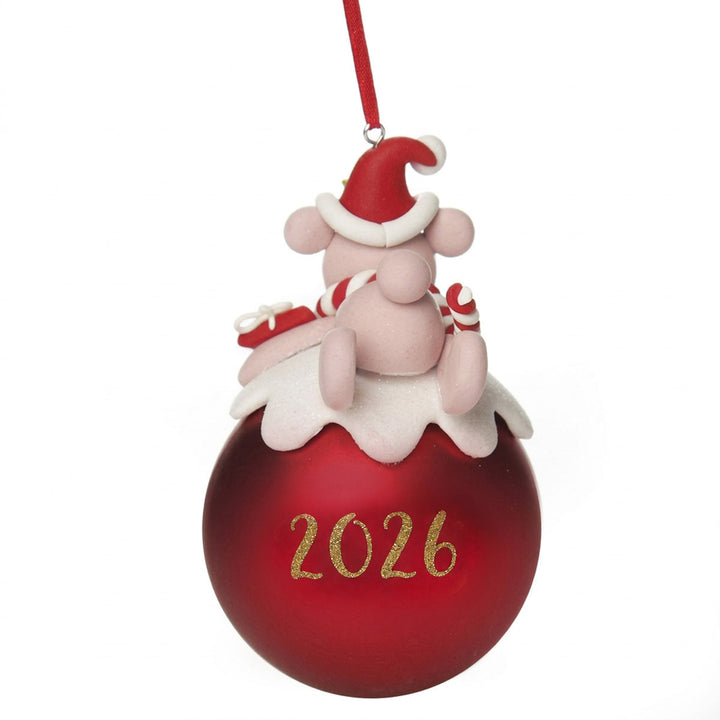 Red Teddy Christmas Character Bauble