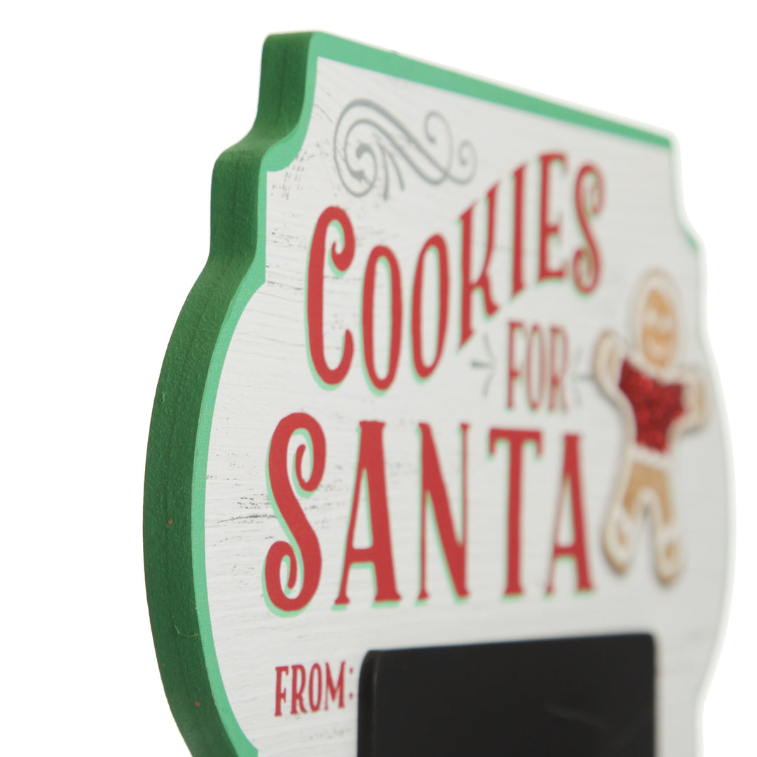 Personalised Retro Cookies for Santa Table Plaque
