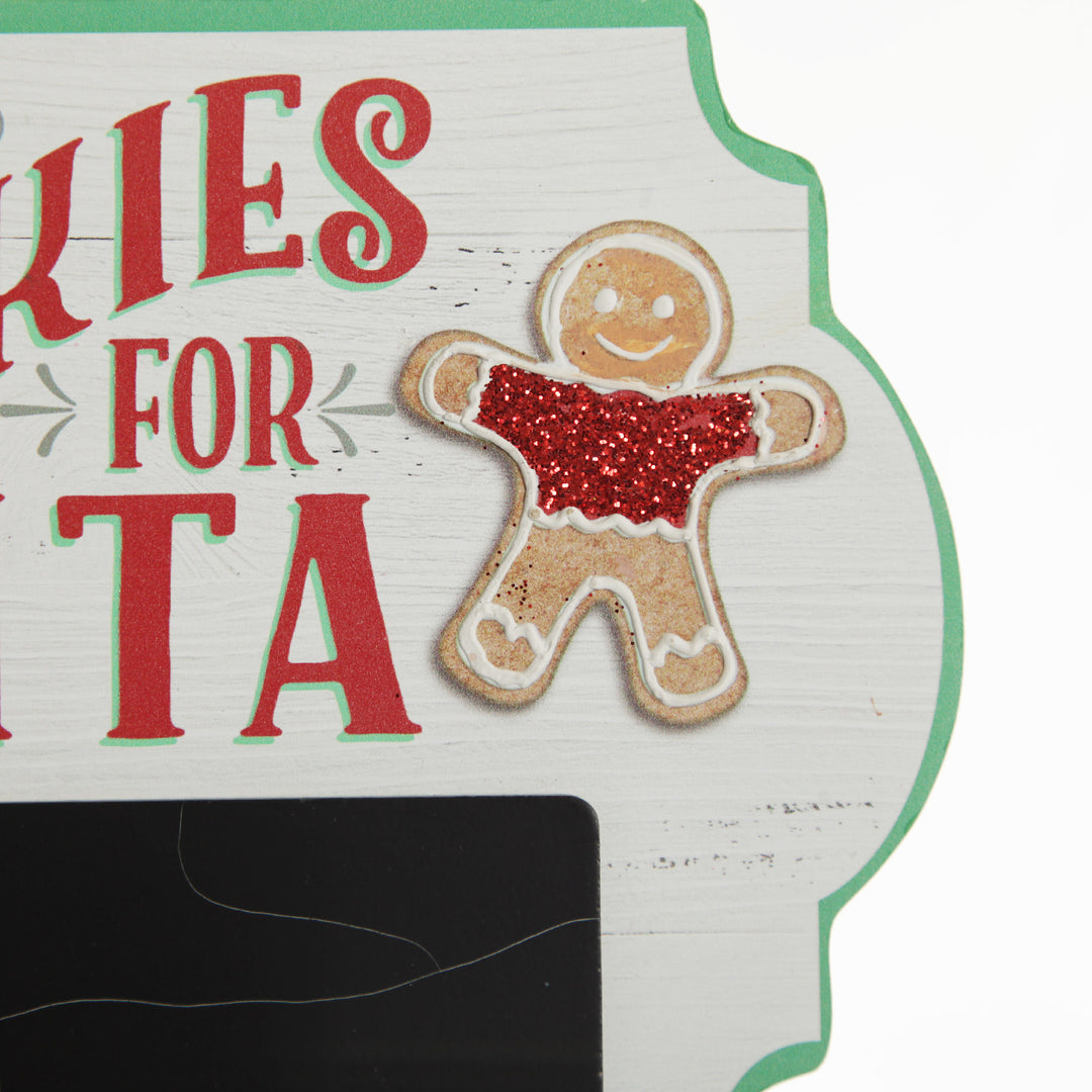 Personalised Retro Cookies for Santa Table Plaque