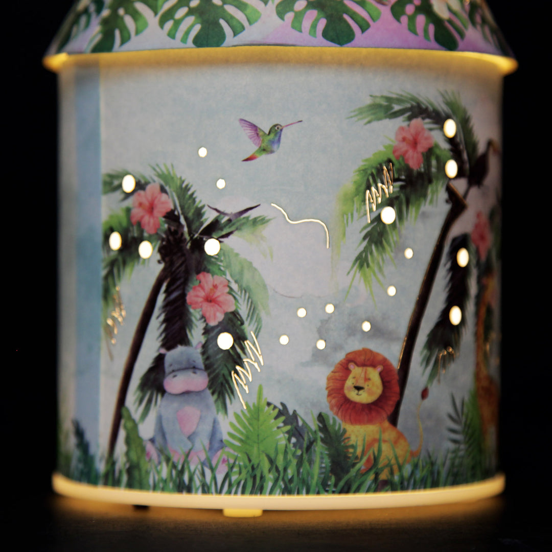 Personalised Safari Kingdom House Night Light