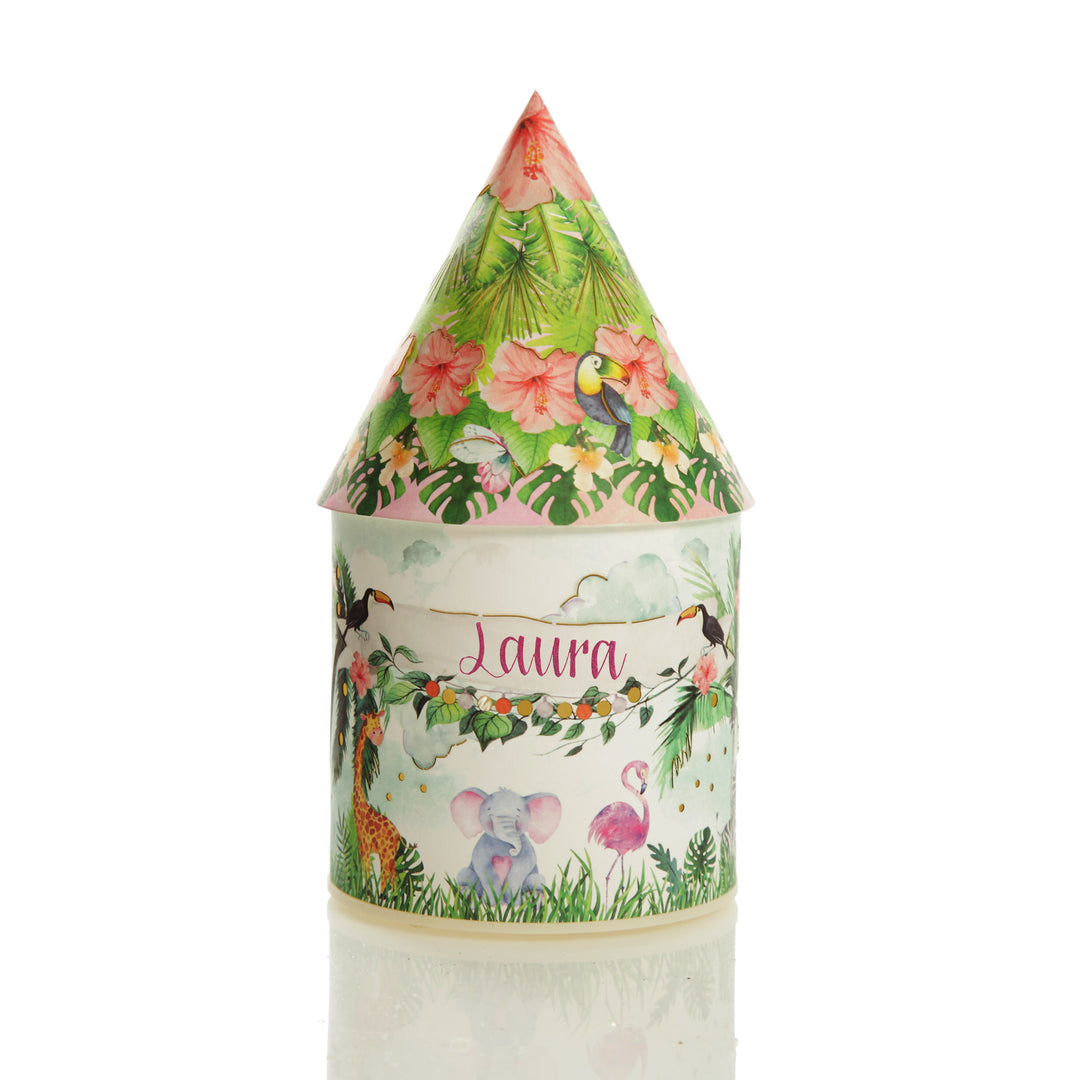 Personalised Safari Kingdom House Night Light