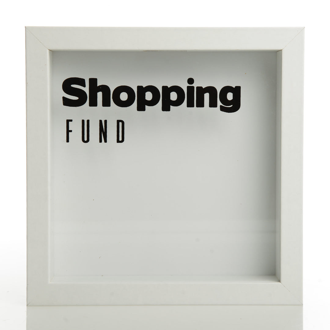Personalised Shopping Fund Money Box