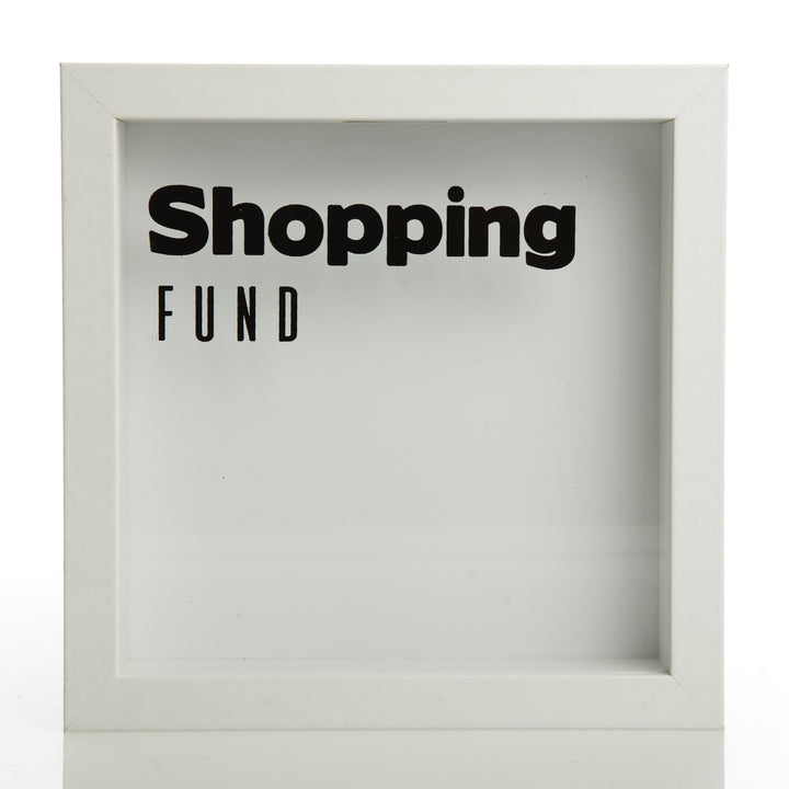 Personalised Shopping Fund Money Box