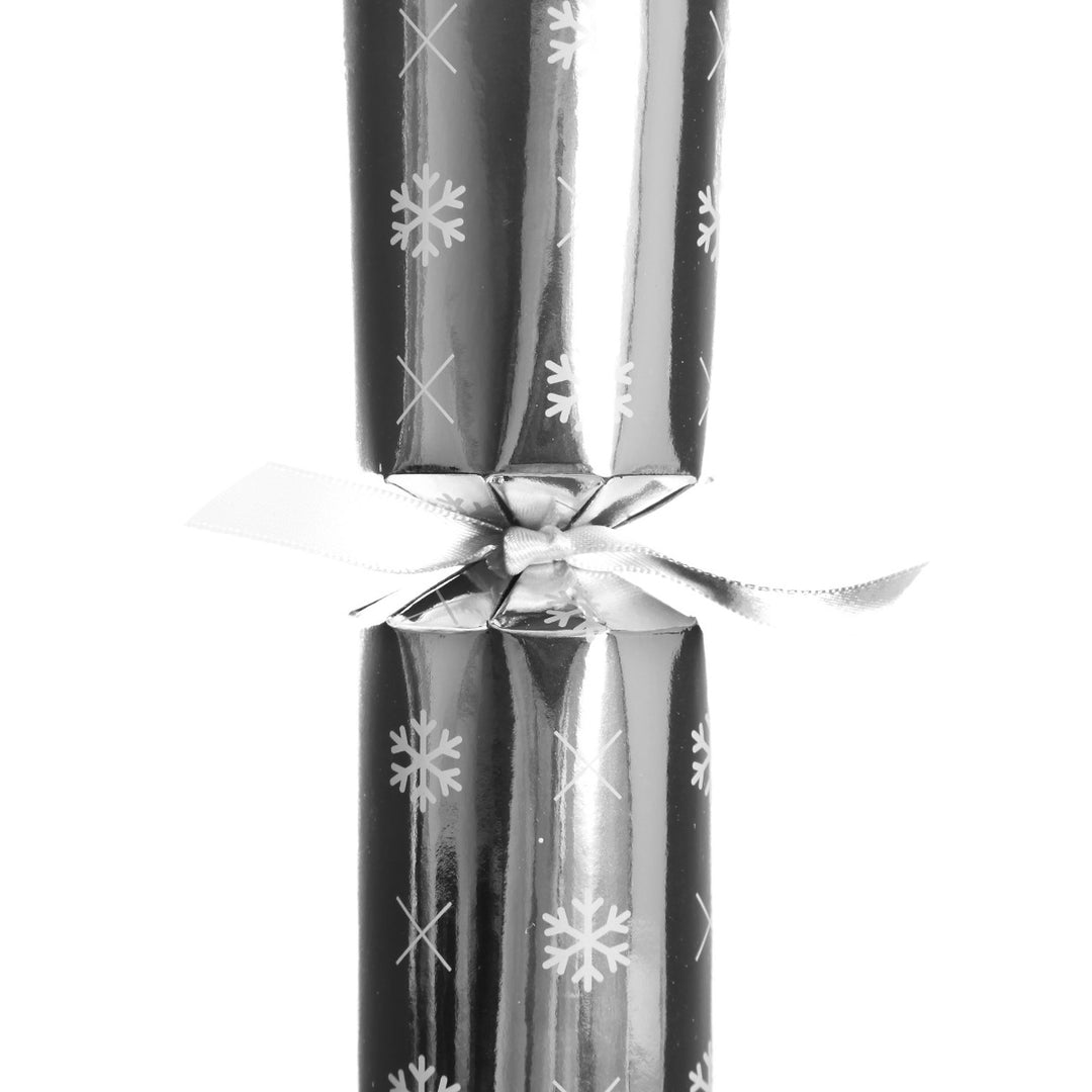 Personalised Silver with White Snowflake Bon Bon - Single