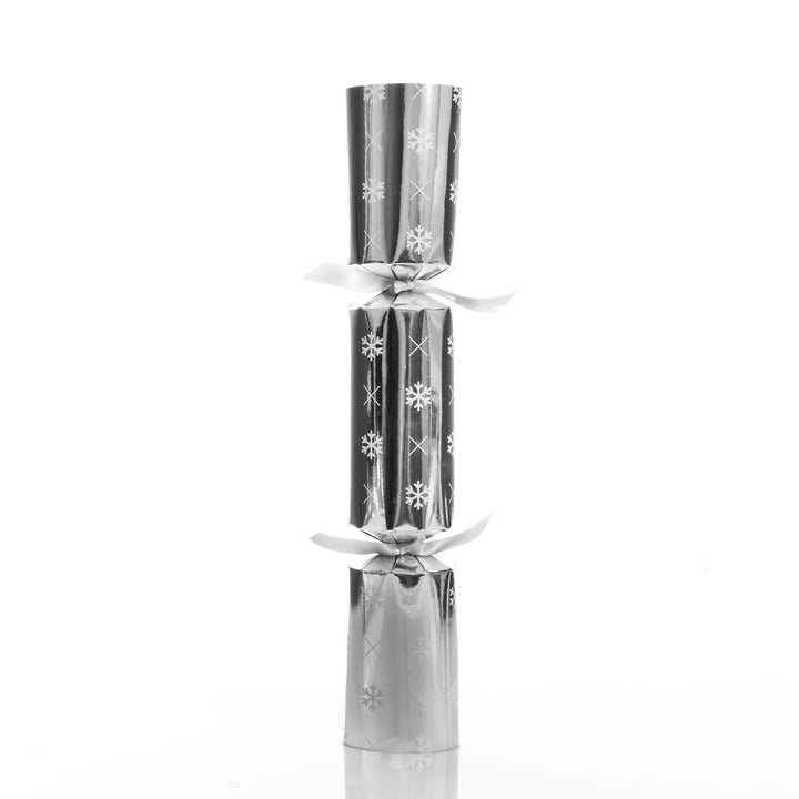 Personalised Silver with White Snowflake Bon Bon - Single