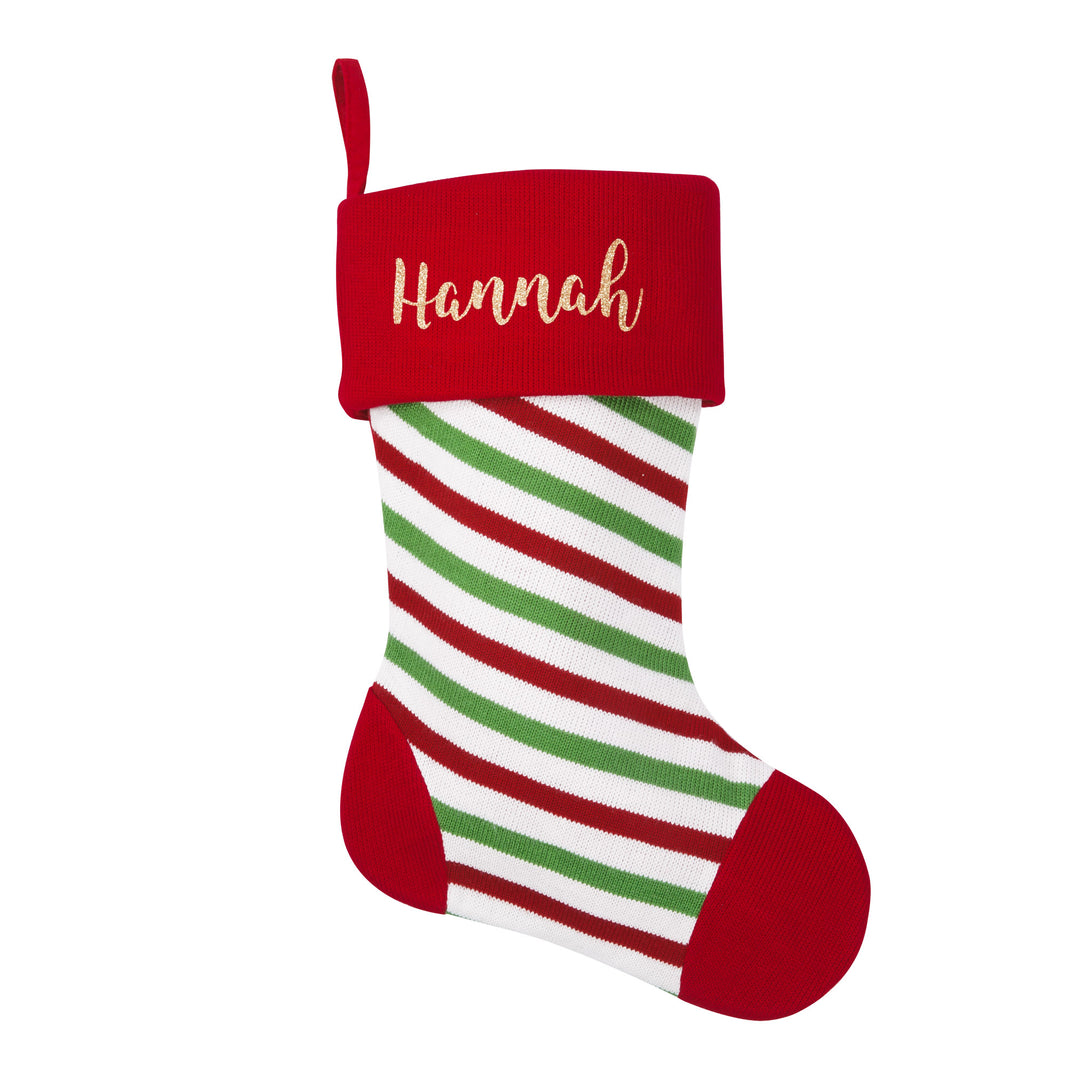 Personalised Spots and Dots Christmas Stocking
