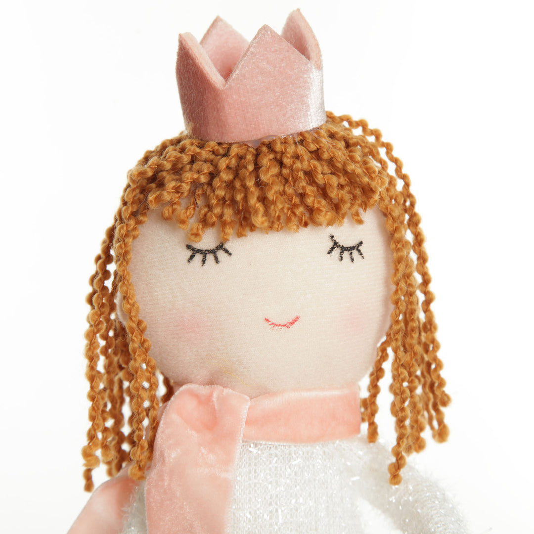 Standing Pink Angel with Crown