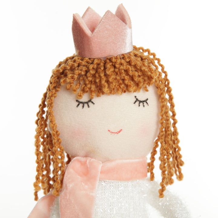 Standing Pink Angel with Crown
