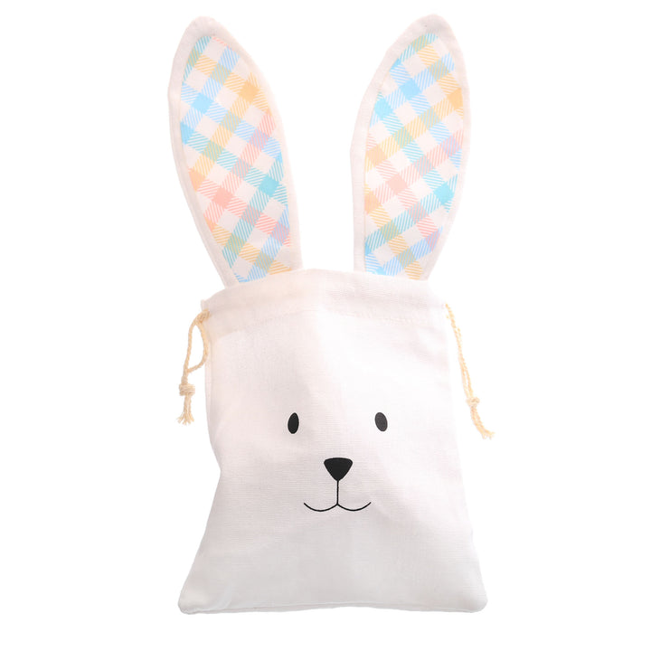 Personalised Striped Ears Canvas Easter Gift Bag