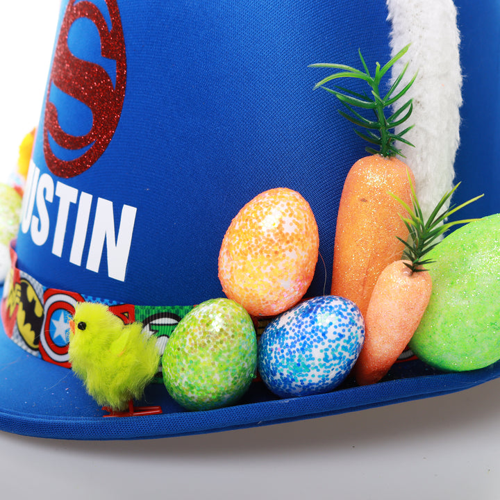 Personalised SuperMan hero Easter Hat