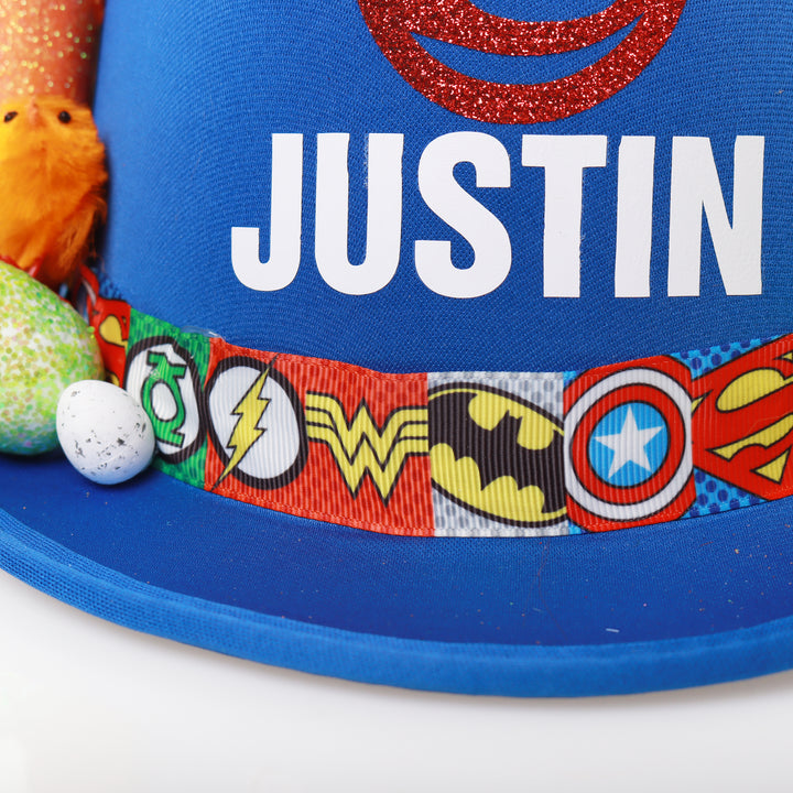 Personalised SuperMan hero Easter Hat