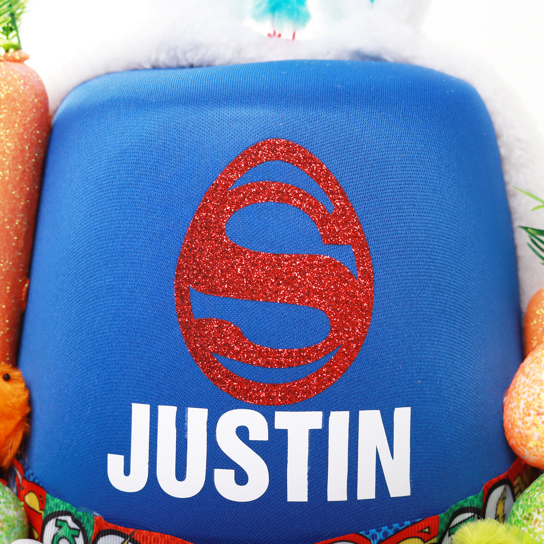 Personalised SuperMan hero Easter Hat