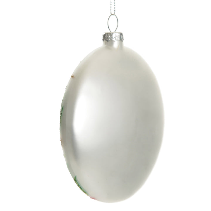 Llama Christmas Hanging Disc