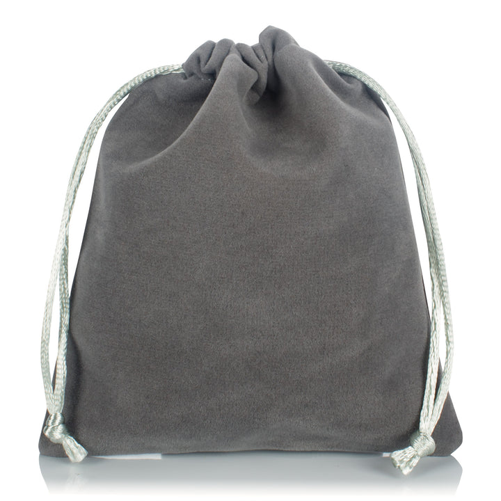 Personalised Velvet Wedding Favour Bag Bomboniere