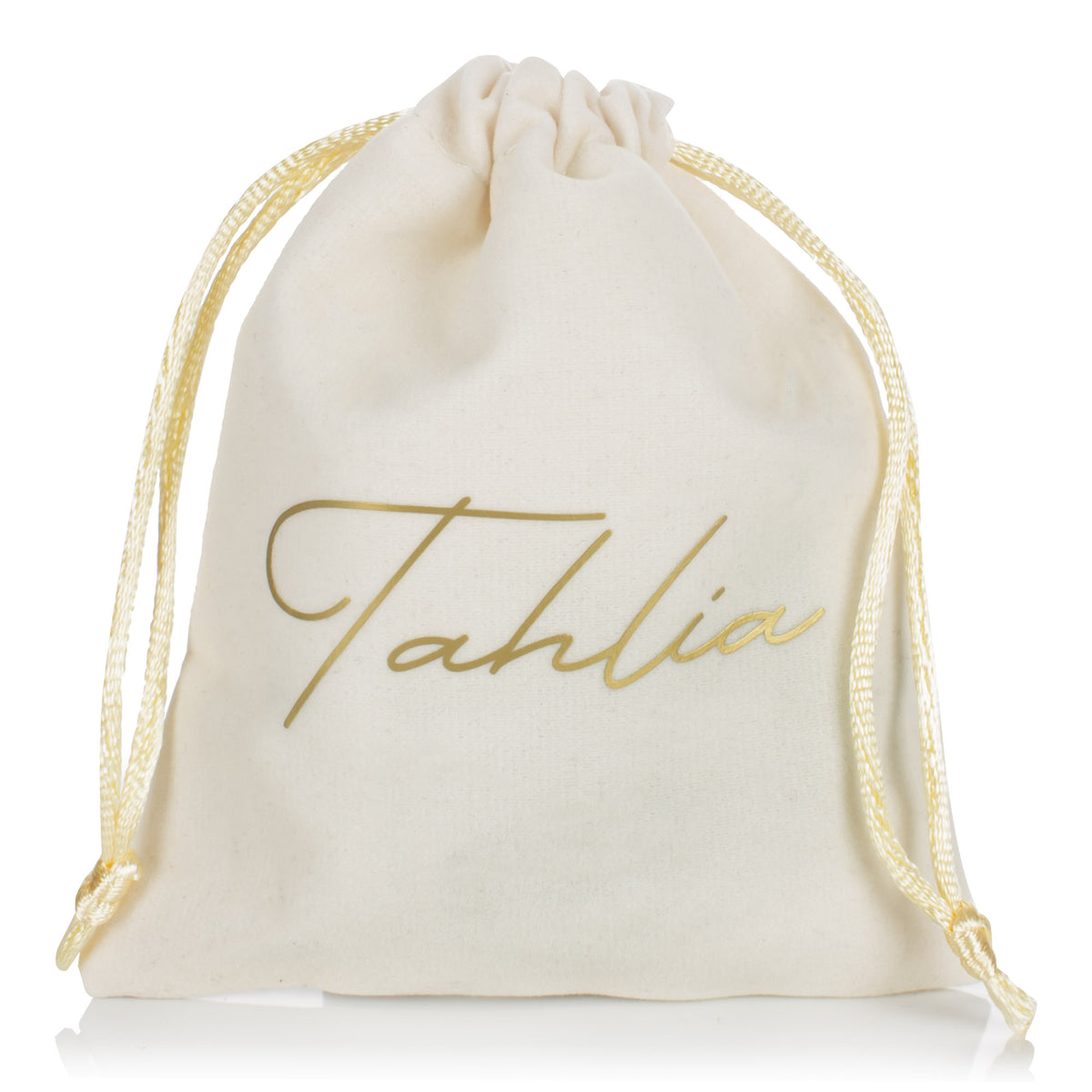 Personalised Velvet Wedding Favour Bag Bomboniere