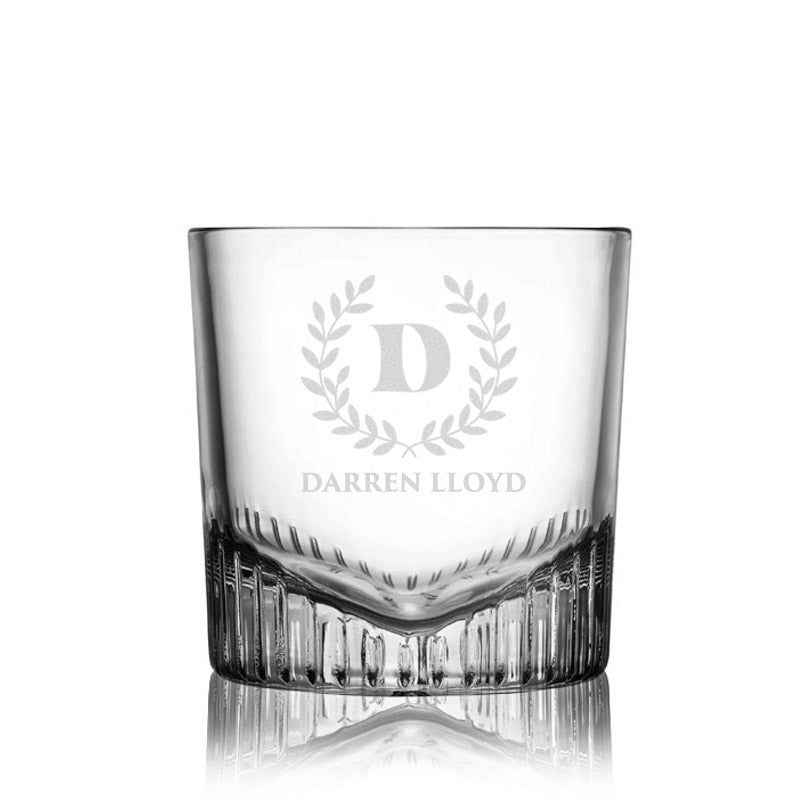 Personalised Etched Whisky Glass
