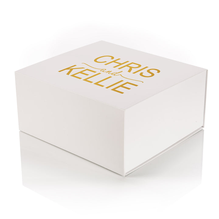 White Deluxe Magnetic Gift Box