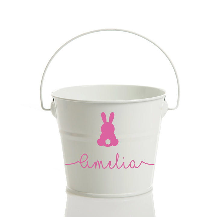 Personalised Easter Bucket - Bunny Tail