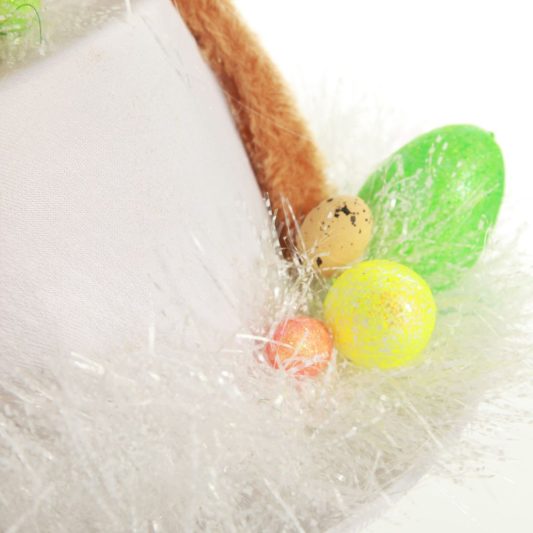 Personalised White Easter Bunny Top Hat