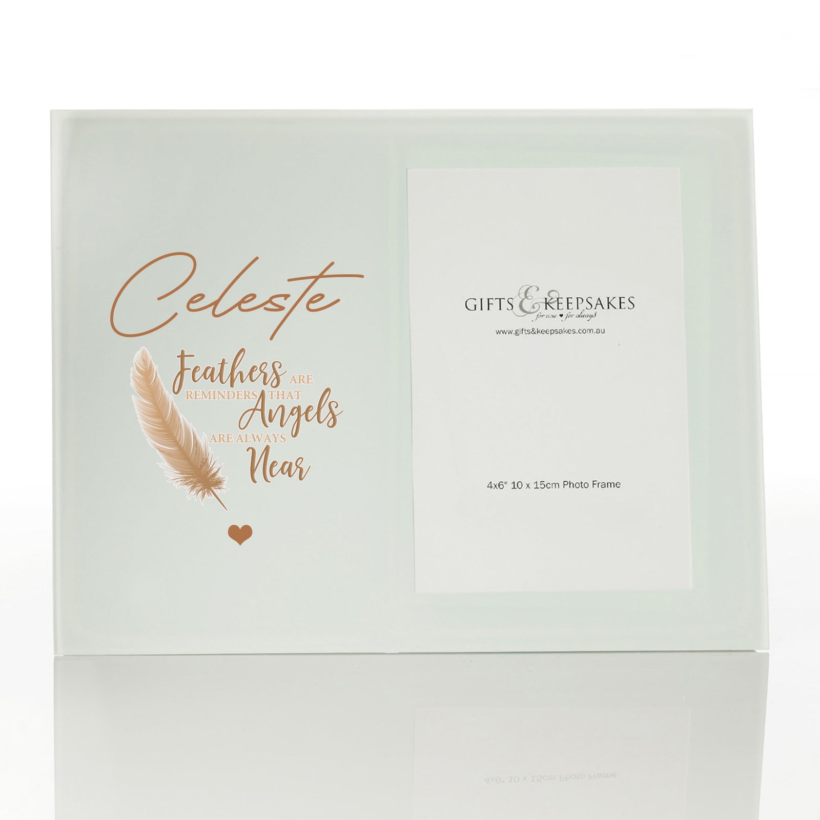 Personalised Feathers are Reminders Photo Frame