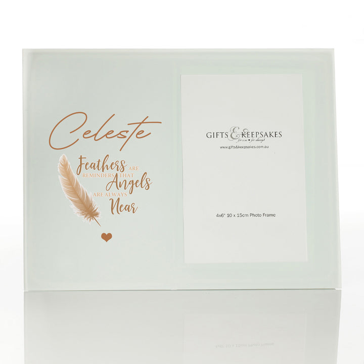 Personalised Feathers are Reminders Photo Frame