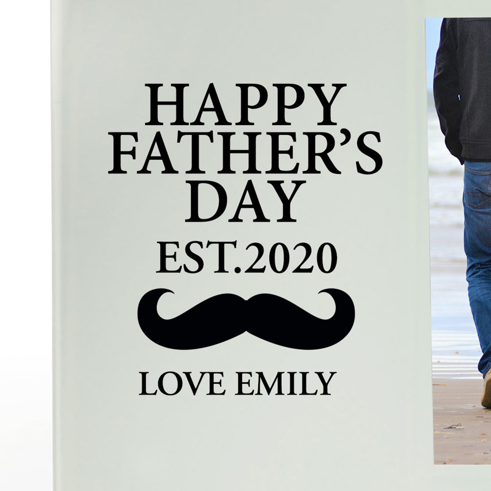 Personalised Happy Father's Day Photo Frame