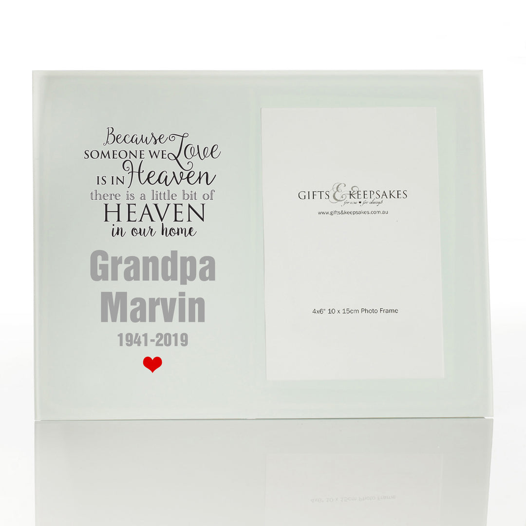 Personalised Heaven in Our Home Photo Frame 