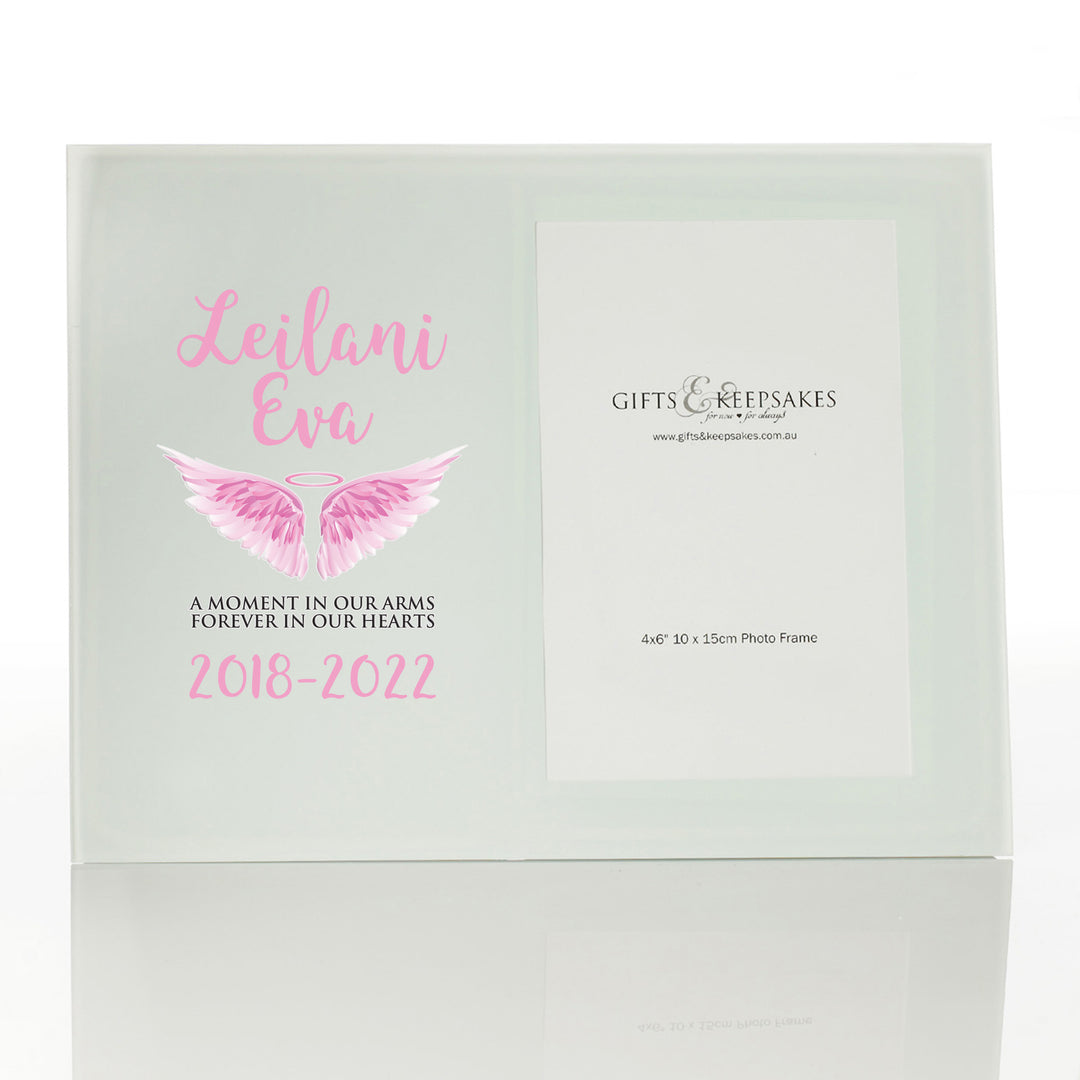 Personalised Angel Wings Photo Frame