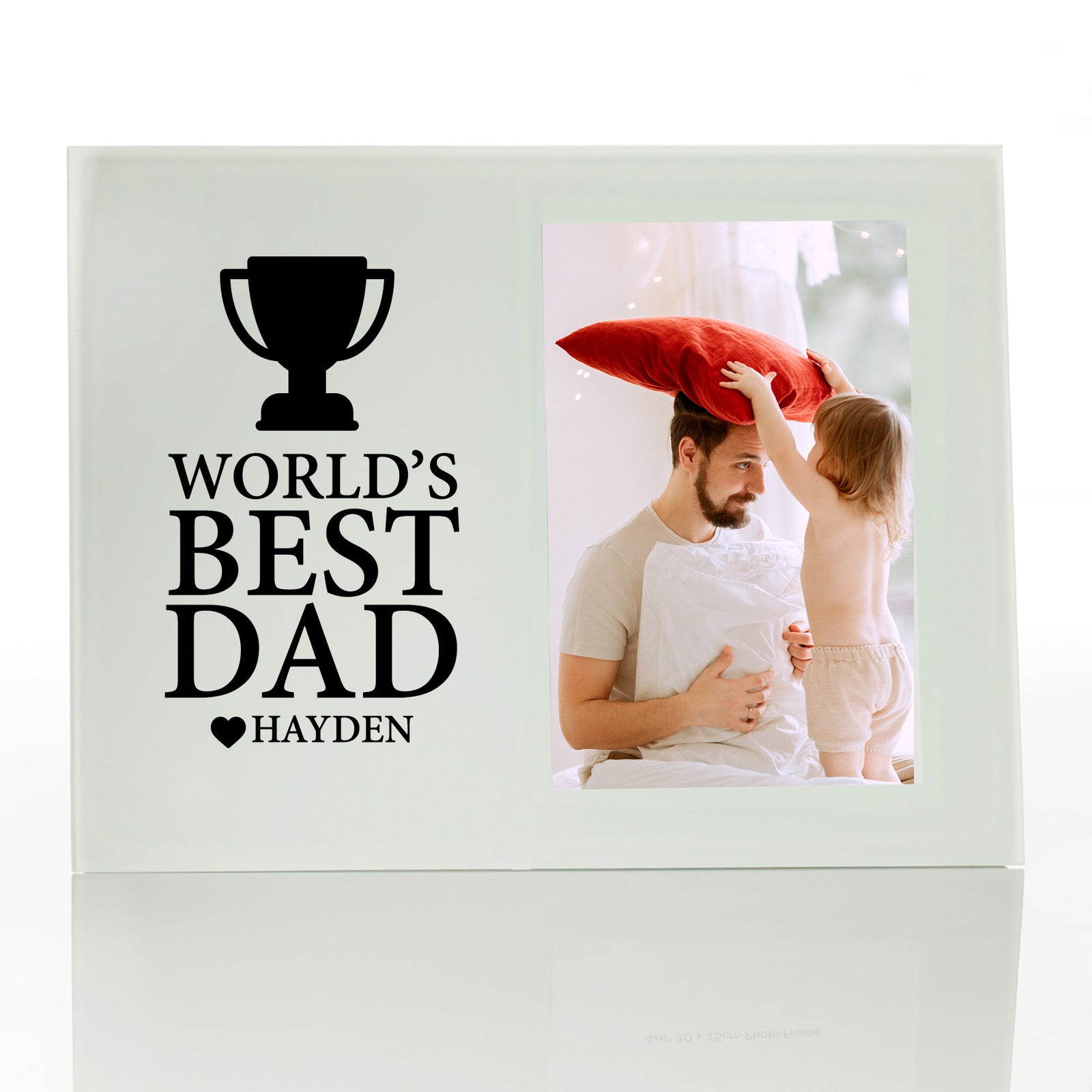 Personalised World's Best Dad Photo Frame