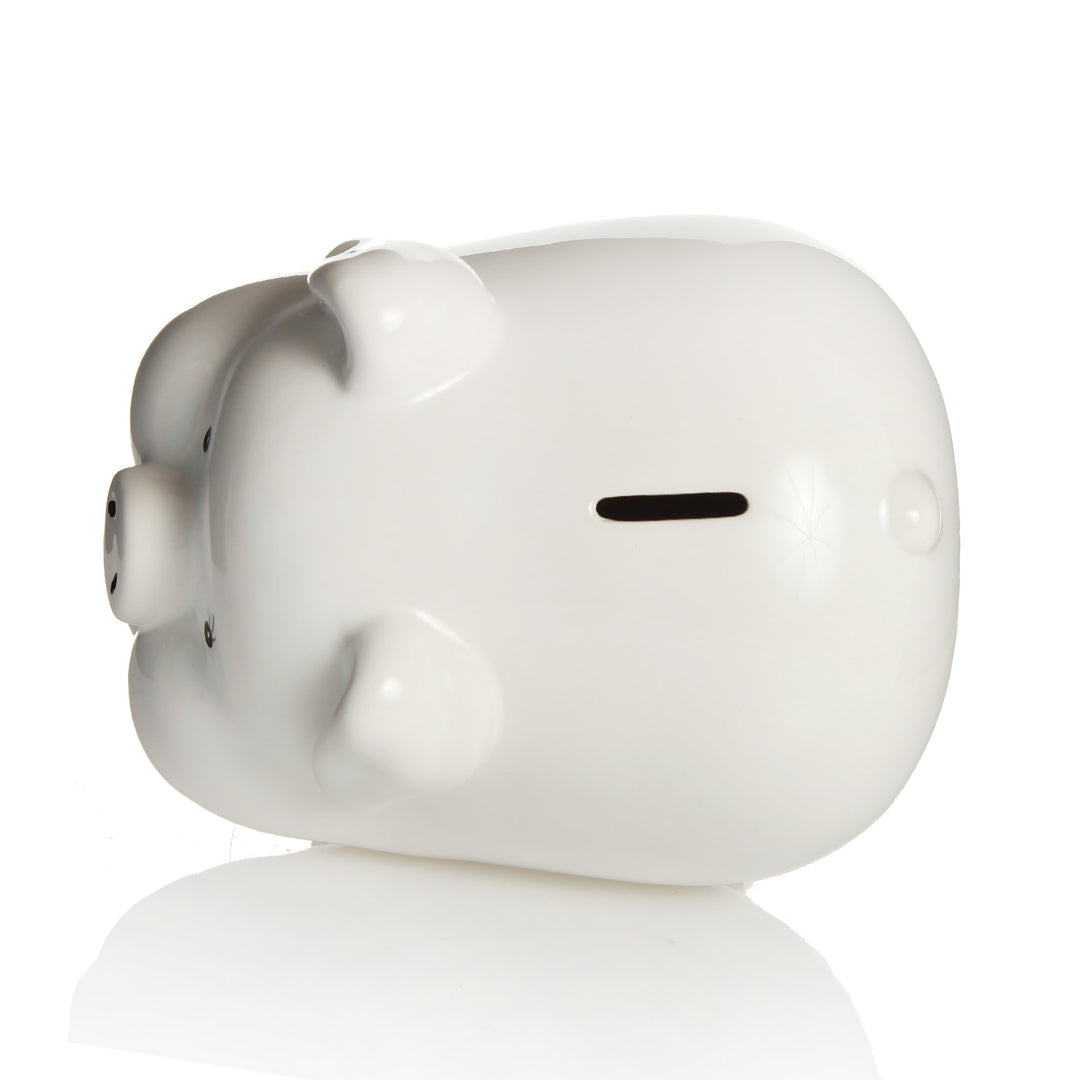 Personalised White Piggy Bank