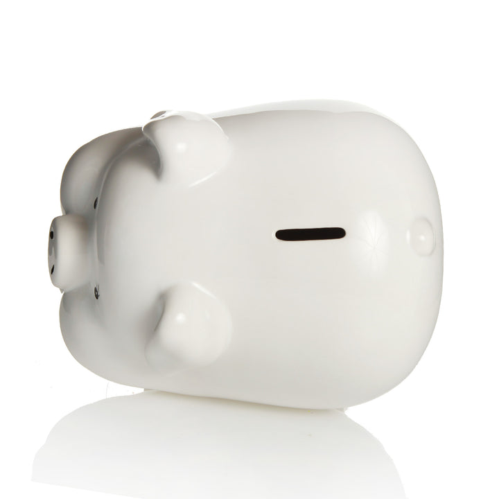 Personalised White Piggy Bank