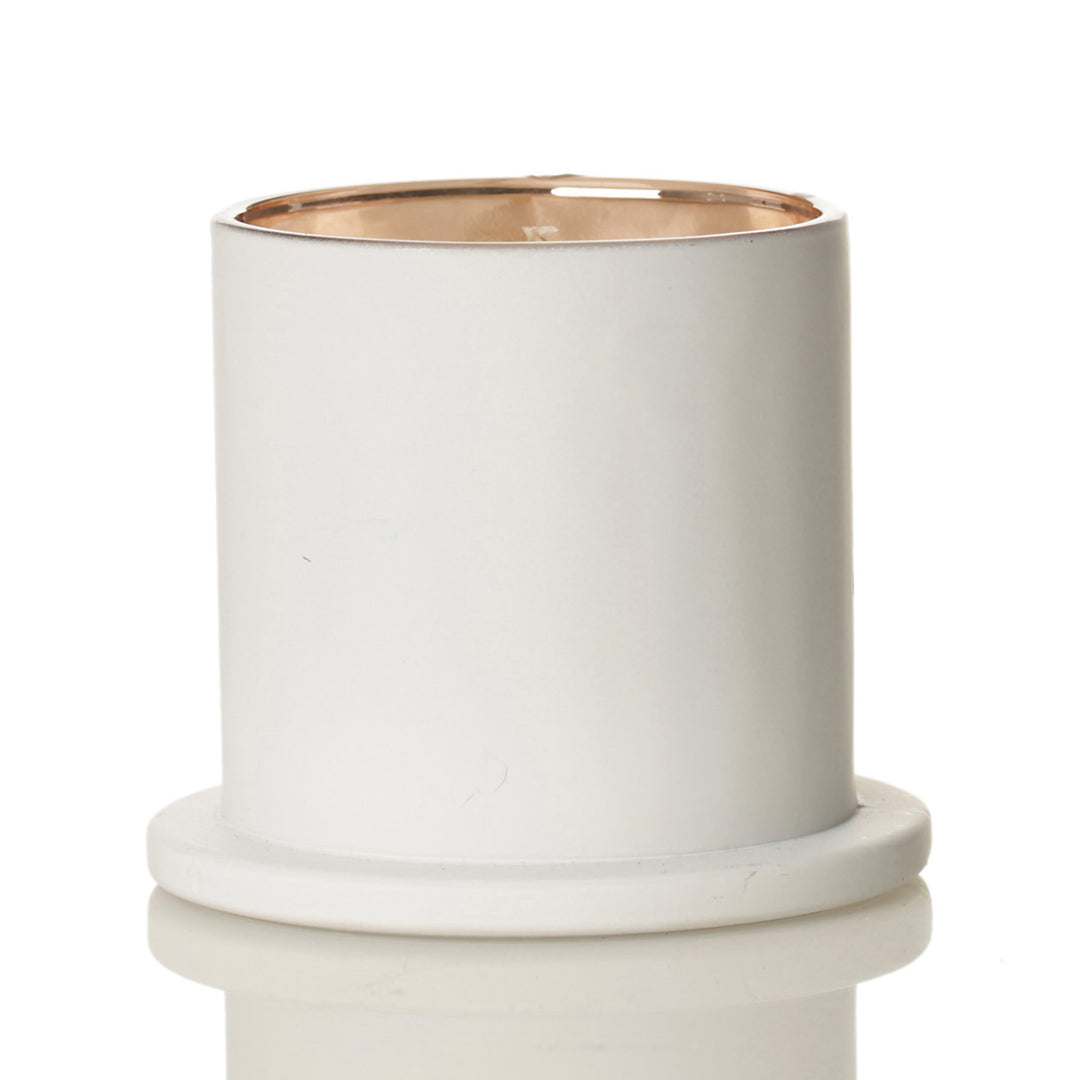 Personalised Born to Shine White Soy Candle with Glass Cloche