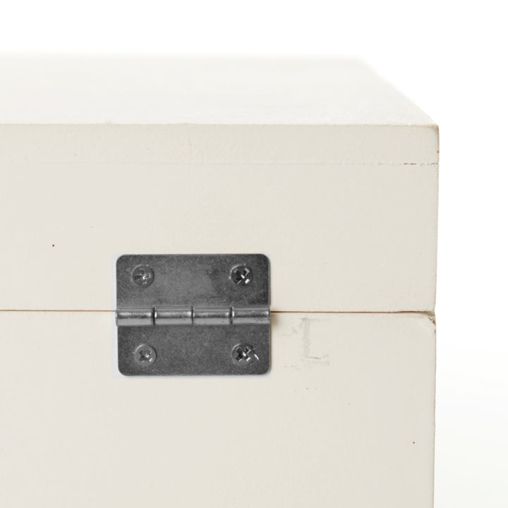 Personalised Little Princess White Wood Keepsake Box