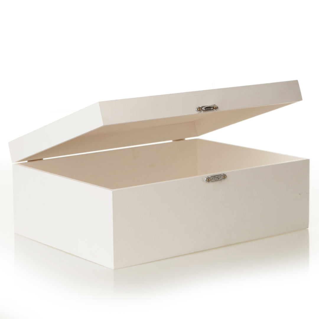 Personalised Little Princess White Wood Keepsake Box