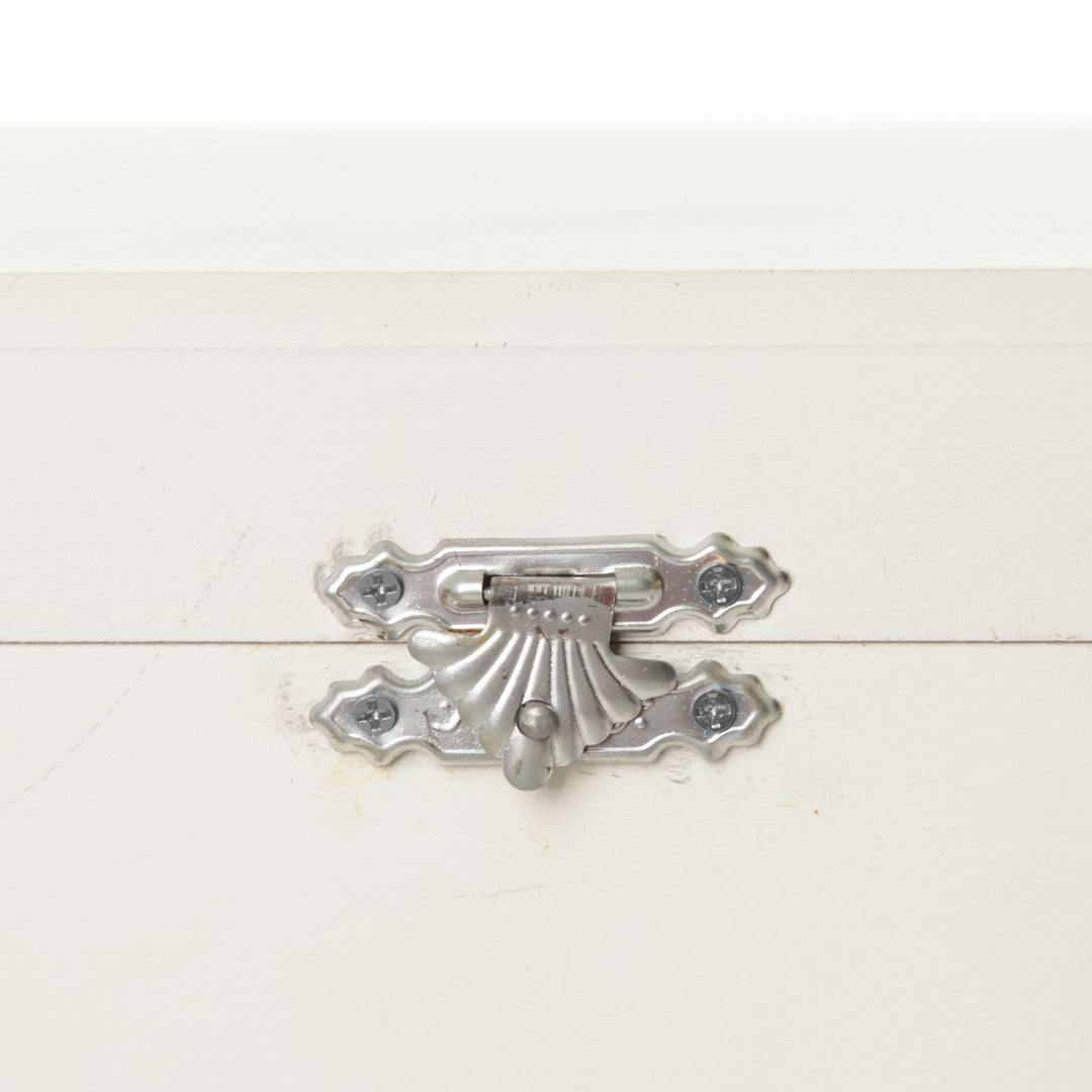 Personalised Little Princess White Wood Keepsake Box
