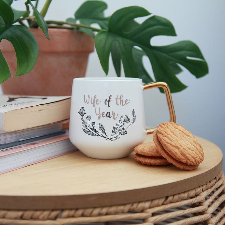 Personalised Wife of the Year Mug