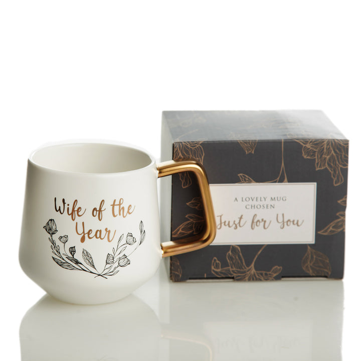 Personalised Wife of the Year Mug