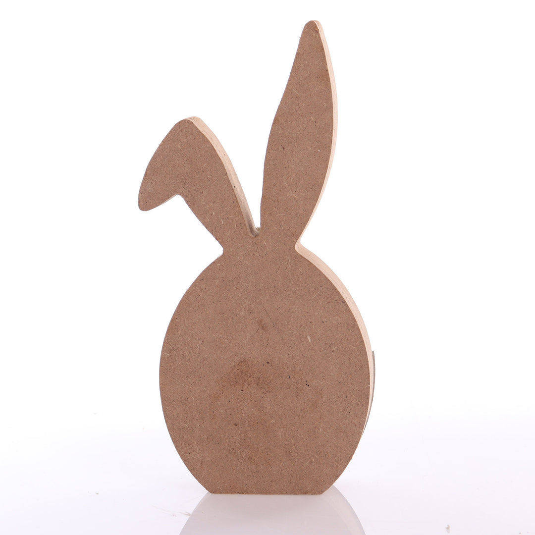 Personalised Wooden Easter Bunny in Egg Ornament - Mint