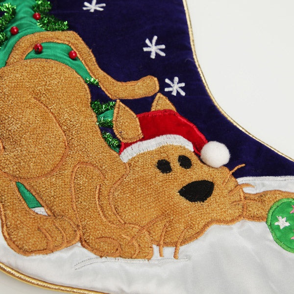 Personalised Cat Christmas Stocking